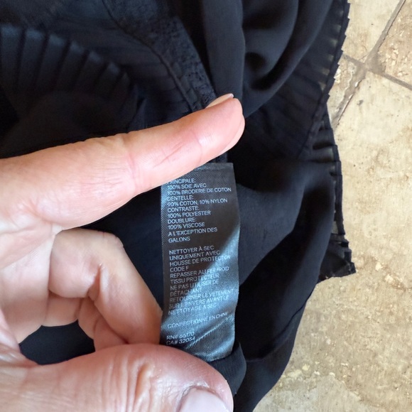 Zimmermann Black Silk Asymmetrical Hanker Chief Hem Skirt Size 2 or Medium - Picture 7 of 9